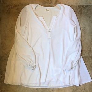 White long sleeve tunic